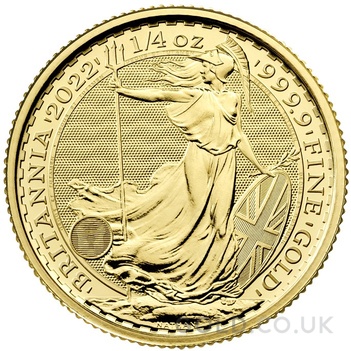 2022 1/4oz Gold Britannia Coin