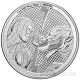 1oz Silver Spider-Man vs. Green Goblin Coin (2024)