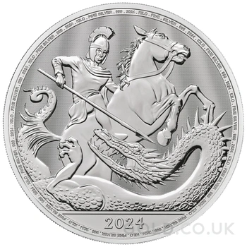 2024 George & the Dragon 1kg Silver Coin