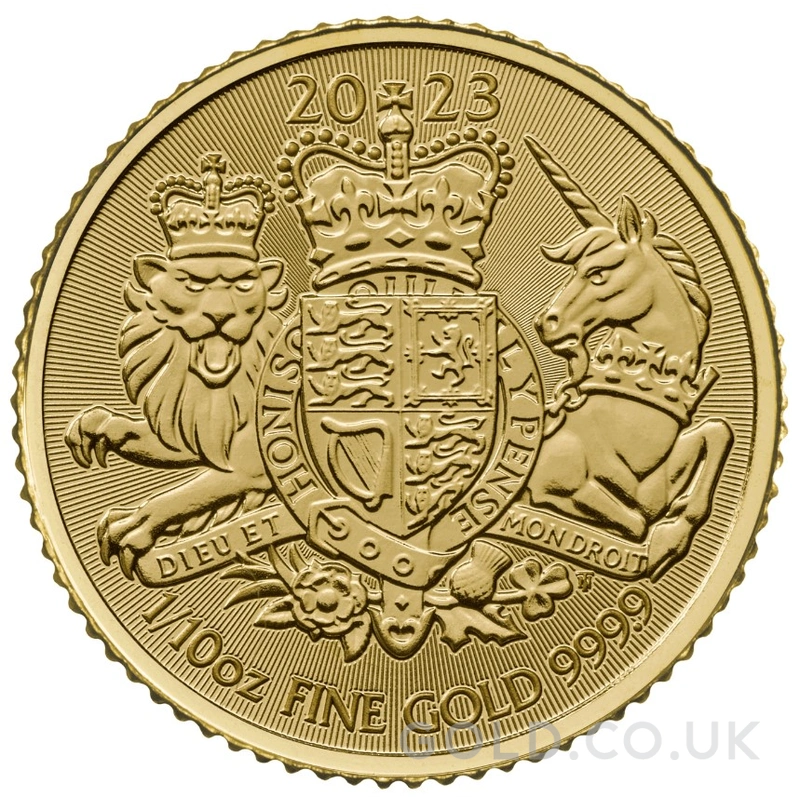 2023 1/10oz Royal Arms Gold Coin