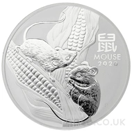 Silver Perth Mint Year of the Mouse 1KG (2020)