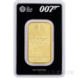 1oz James Bond Gold Bar