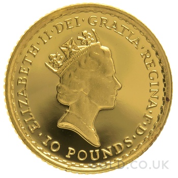1991 Proof 1/10oz Gold Britannia Coin