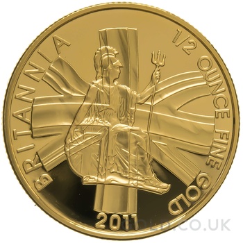 2011 Proof 1/2oz Gold Britannia Coin