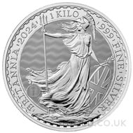 Britannia One Kilo Silver Coin (2024)
