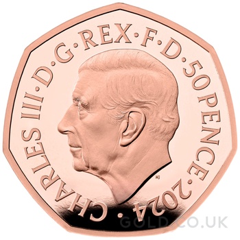 2024 Proof 50p Team GB Olympics Gold Coin Boxed