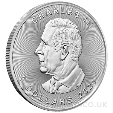 2026 Canadian Silver Maple Leaf Coin 1oz