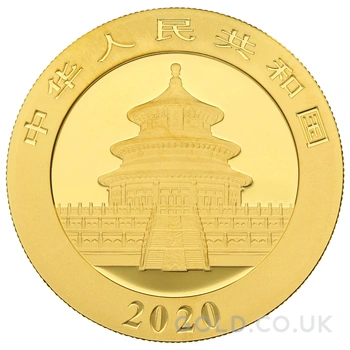 2020 30g Chinese Panda Gold Coin