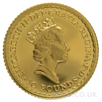 1990 Proof 1/10oz Gold Britannia Coin