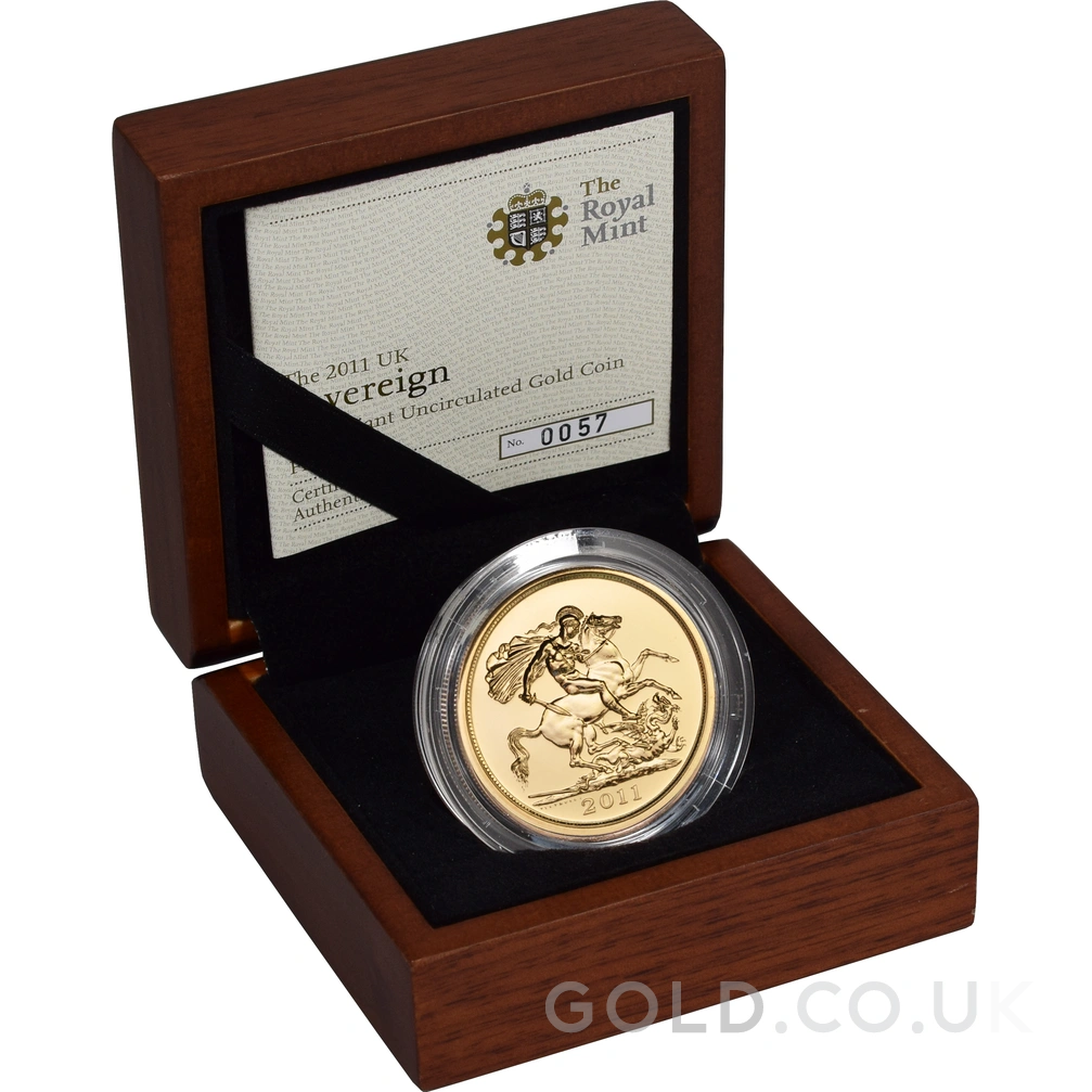2011 Gold £5 Coin Brilliant Uncirculated Boxed