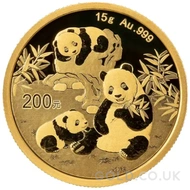 2025 15g Gold Panda Coin