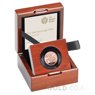 2019 Gold Proof Half Sovereign Coin Boxed