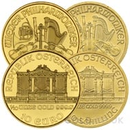 Gold Philharmonic Tenth Ounce Coin (Best Value)