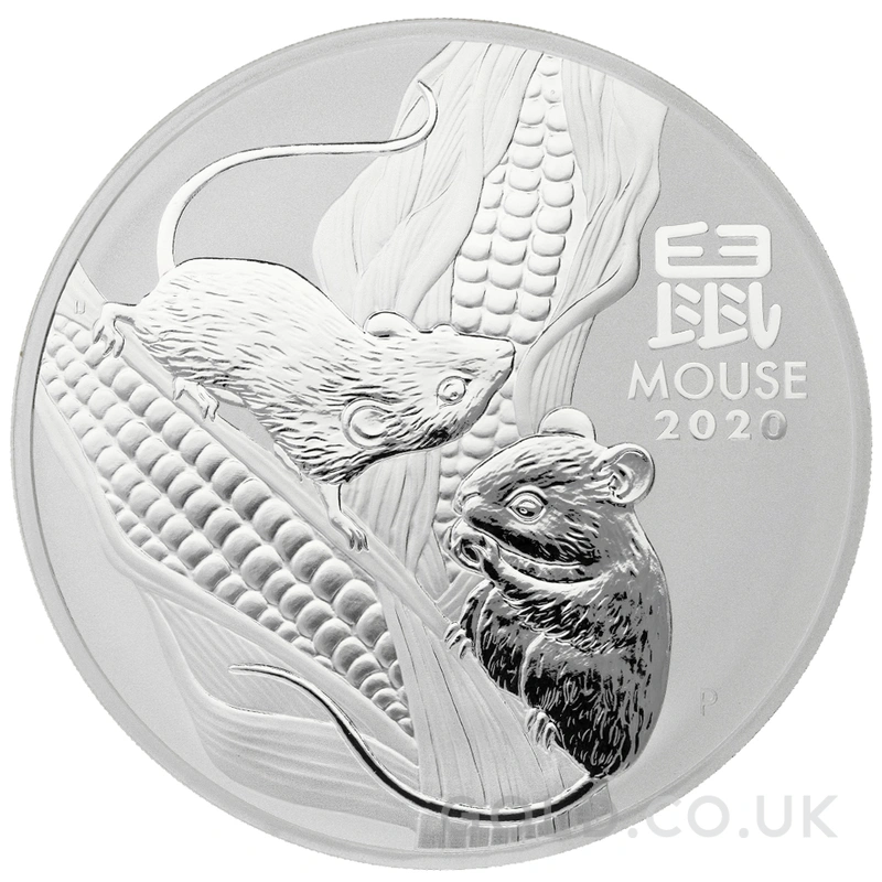 2020 Year of the Mouse Silver Coin 1kg Perth Mint Australian Lunar Series