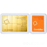 1oz Valcambi Gold CombiBar