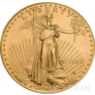 1999 Gold American Eagle Coin 1oz