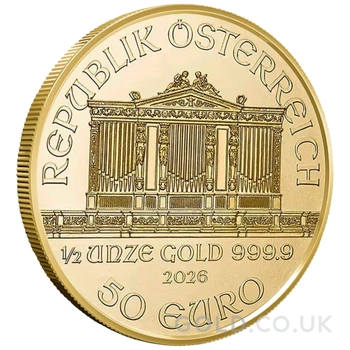 2026 1/2oz Austrian Gold Philharmonic Coin