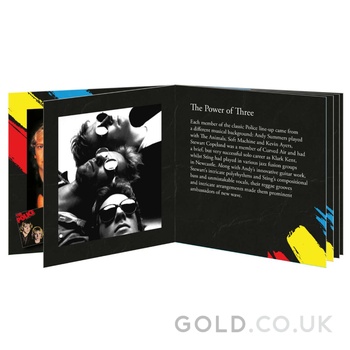 2023 Proof 1/4oz The Police Gold Coin Music Legends Boxed