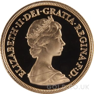 1983 Gold Proof Sovereign Elizabeth II Three Coin Boxed Set