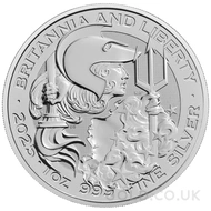 Britannia and Liberty One Ounce Silver Coin (2025)