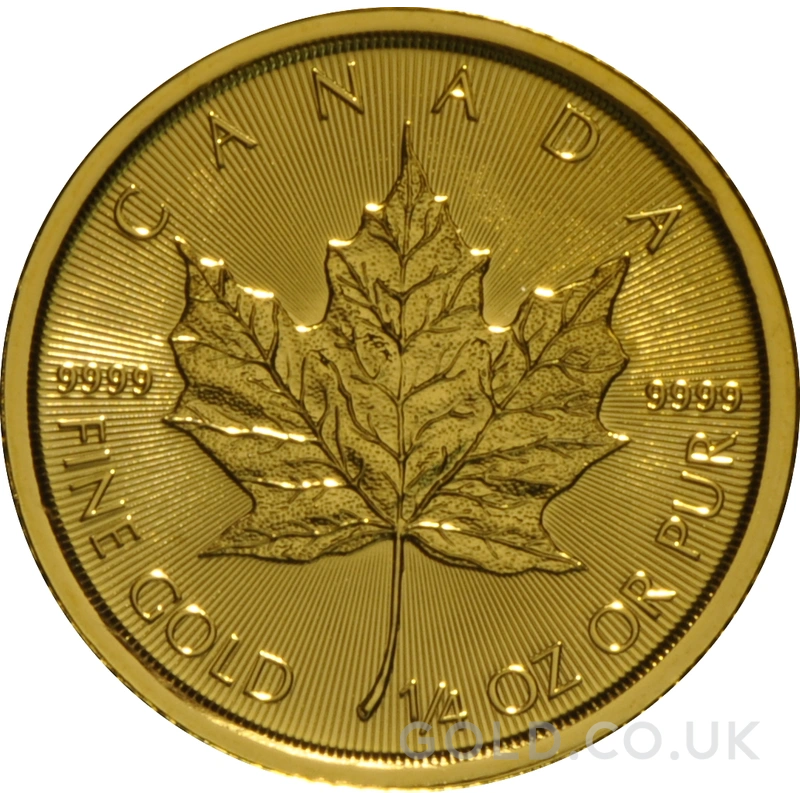 2017 1/4oz Canadian Maple Leaf Gold Coin