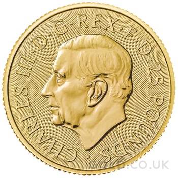 2024 St George & the Dragon 1/4oz Gold Coin