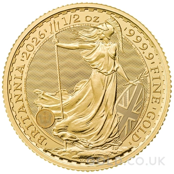 2026 1/2oz Gold Britannia Coin