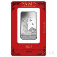 1oz PAMP Silver Year of the Rabbit (2023)