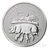 Silver 1oz Year of the Pig (2019)