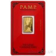5g PAMP Year of the Horse Gold Bar