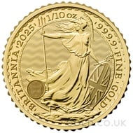 Tenth Ounce Gold Britannia Coin (2025) - Gift Boxed