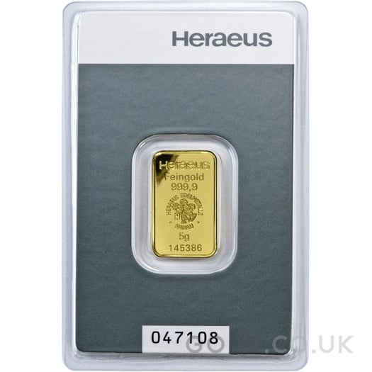 5g Gold Bar Heraeus
