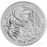 2024 Britannia and Liberty One Ounce Silver Coin