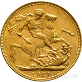 1917 George V Gold Sovereign (Perth Mint)