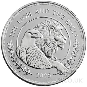 2025 The Lion and The Eagle 1oz Silver Coin