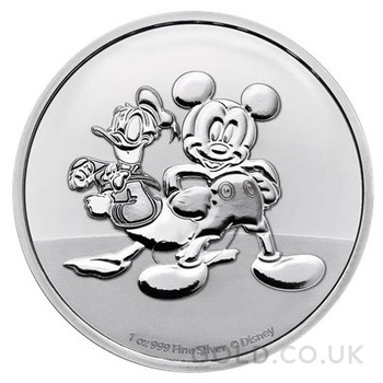 2023 Mickey & Donald Silver Coin 1oz