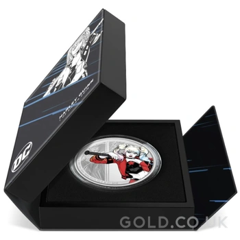 2024 Proof Harley Quinn Silver Coin 1oz Boxed