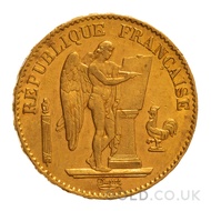 20 French Francs - Guardian Angel - A (1874)