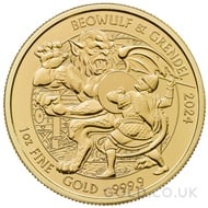 Beowulf & Grendel 1oz Gold Coin (2024)