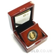 1/4oz Quarter Ounce Proof Lion Gold Coin Queen's Beasts Boxed (2017)