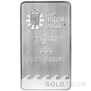 Britannia 10oz Silver Minted Bar