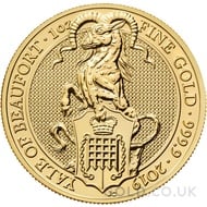 The Yale of Beaufort - 1oz Gold Coin (2019)