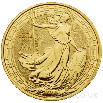 2019 Gold Britannia Coin 1oz Oriental Border