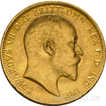 1905 Gold Sovereign Coin Edward VII Sydney