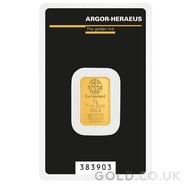 5g Argor-Heraeus Gold Bar