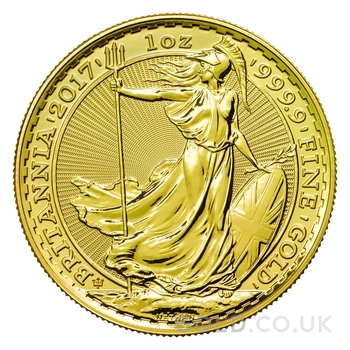 2017 Gold Britannia Coin 30th Anniversary 1oz
