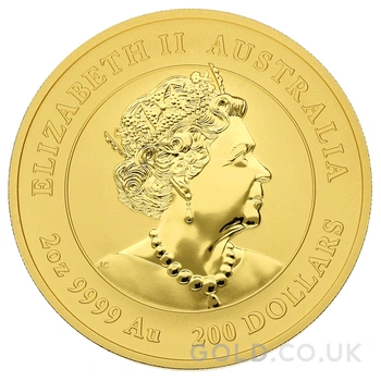 2021 2oz Perth Mint Year of the Ox Gold Coin