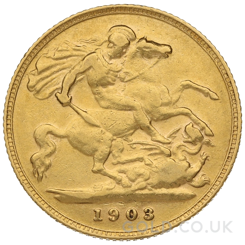 1903 Gold Half Sovereign Edward VII