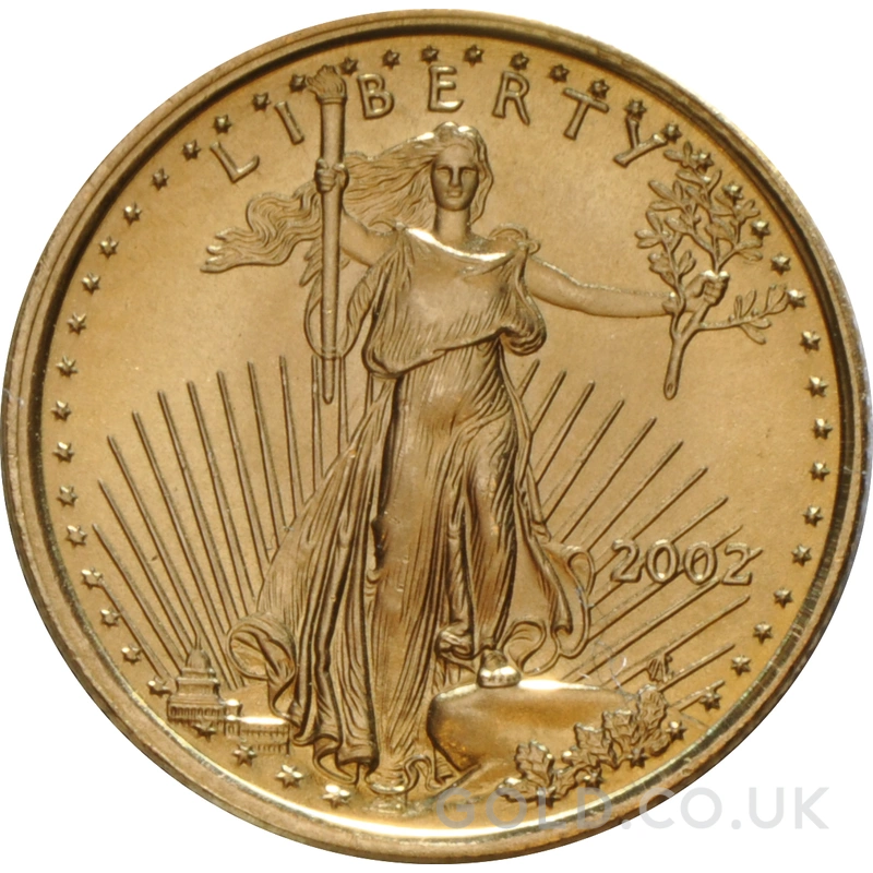 2002 1/10oz American Eagle Gold Coin