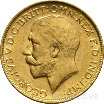 1913 Gold Sovereign Coin George V Melbourne